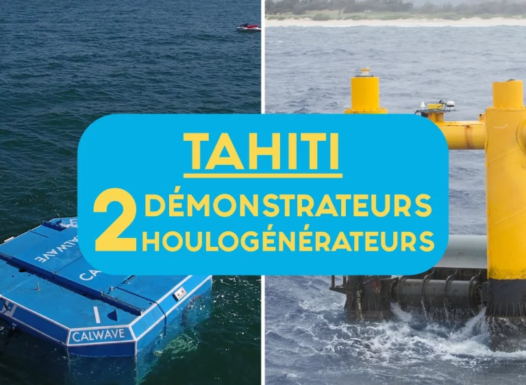 Article de blog, 2 démonstrateurs houlogénérateurs à Tahiti